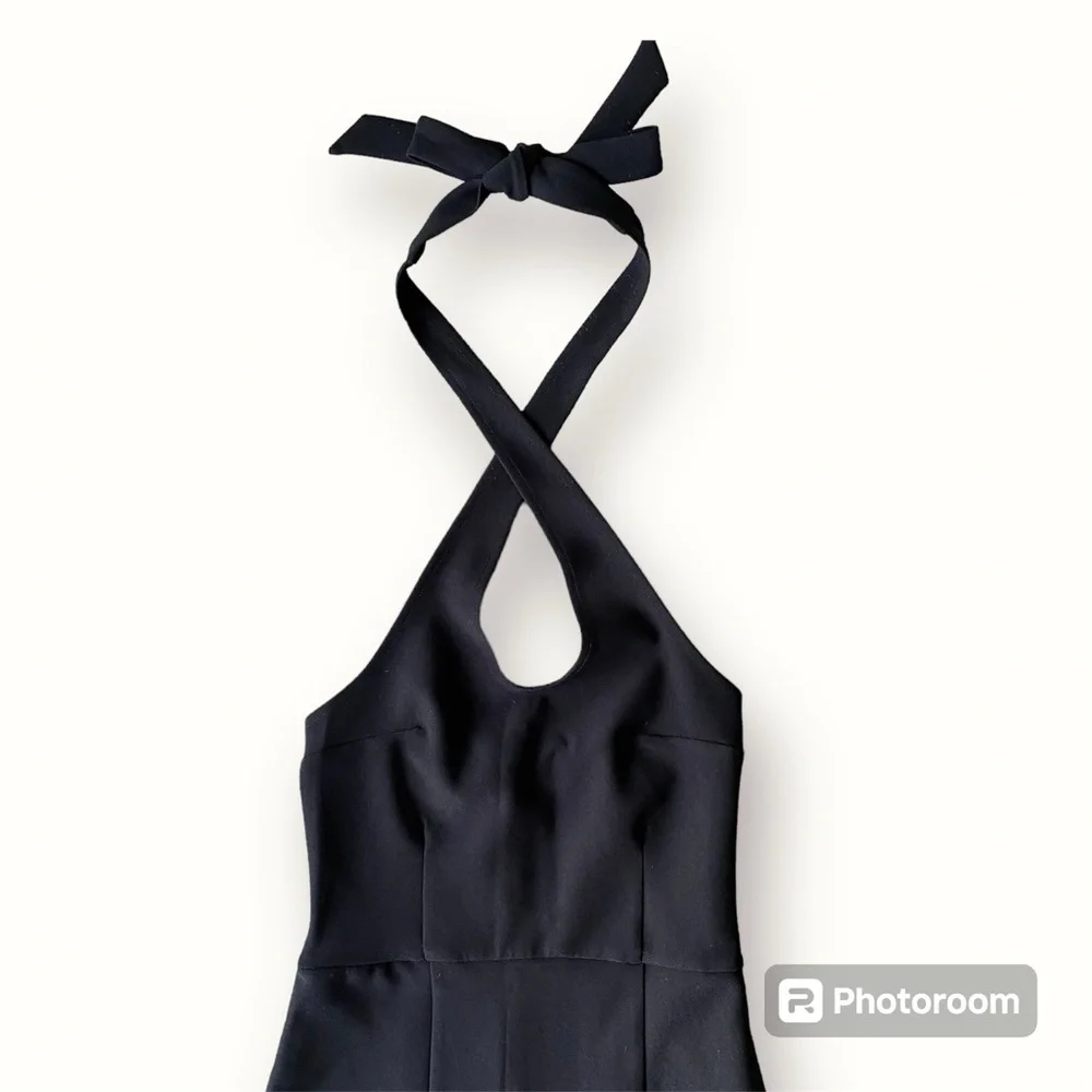 Abercrombie Keyhole Halter Maxi Dress
